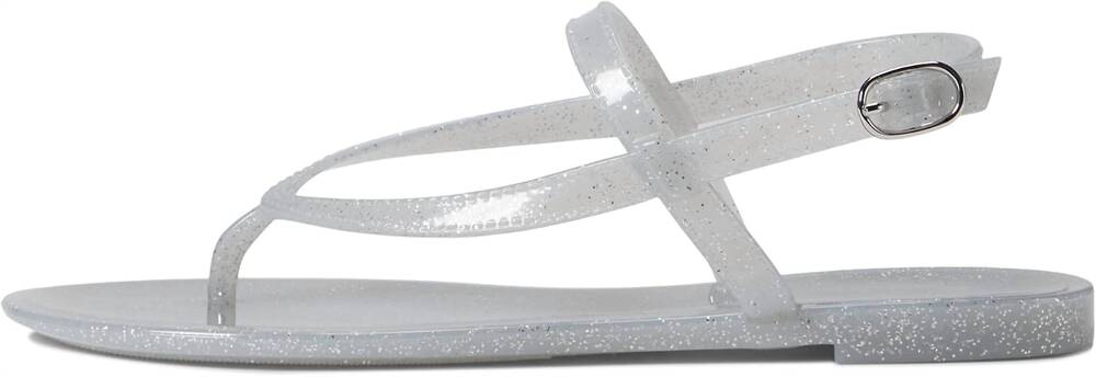 NEW STUART WEITZMAN women's summer jelly sandal in silver
